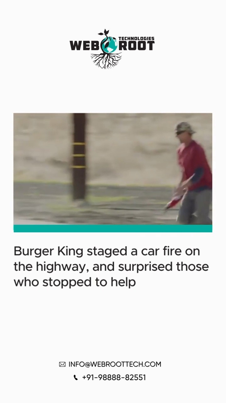 On 13th March, Burger apparently broke new ground in branding while celebrating Good Samaritans Day.

The kindness of Samaritans was well appreciated with free Burgers. It was indeed an out-of-the-box idea worth applause. Undoubtedly they took the marketing and celebration to a new level. 

#kindness #kindnessmatters #kindnesswins #burgerking #burgerlove #burgertime #burgerday #burgerkingcamping
#adobe #adobephotoshop #adobexddesigner #graphicdesigners #webroottech #graphicdesigning