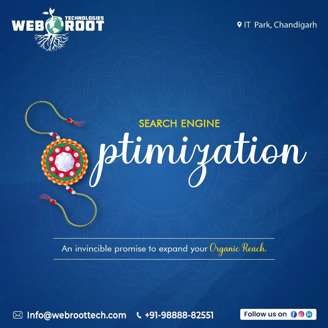Enhance your website's SERP Visibility with the right SEO strategies and get more relevant traffic to your website. 

This Raksha Bandhan Webroot Technologies makes an invincible promise to all its clients to expand their business organically and to provide more opportunities to convert leads into customers.


Get a quote today!
📞: +91-9888882551
📧: mailto:info@webroottech.com🌐 :https://webroottech.com/search-engine-marketing/

#seo #webpresence #google #socialmediamarketing #googleranking  #googlerankingfactors #googlesearch #onlinepresence #seotipps #webroottech #searchengineresults #webtraffic #seoexpert #seoagency #digitaltrends #marketingindia #businessstrategy #businesstalks #businesstoday #rakshabandhan2022 #rakshabandhan #rakhi  #rakhshabandhanspecial #rakhispecial #rakhifestival