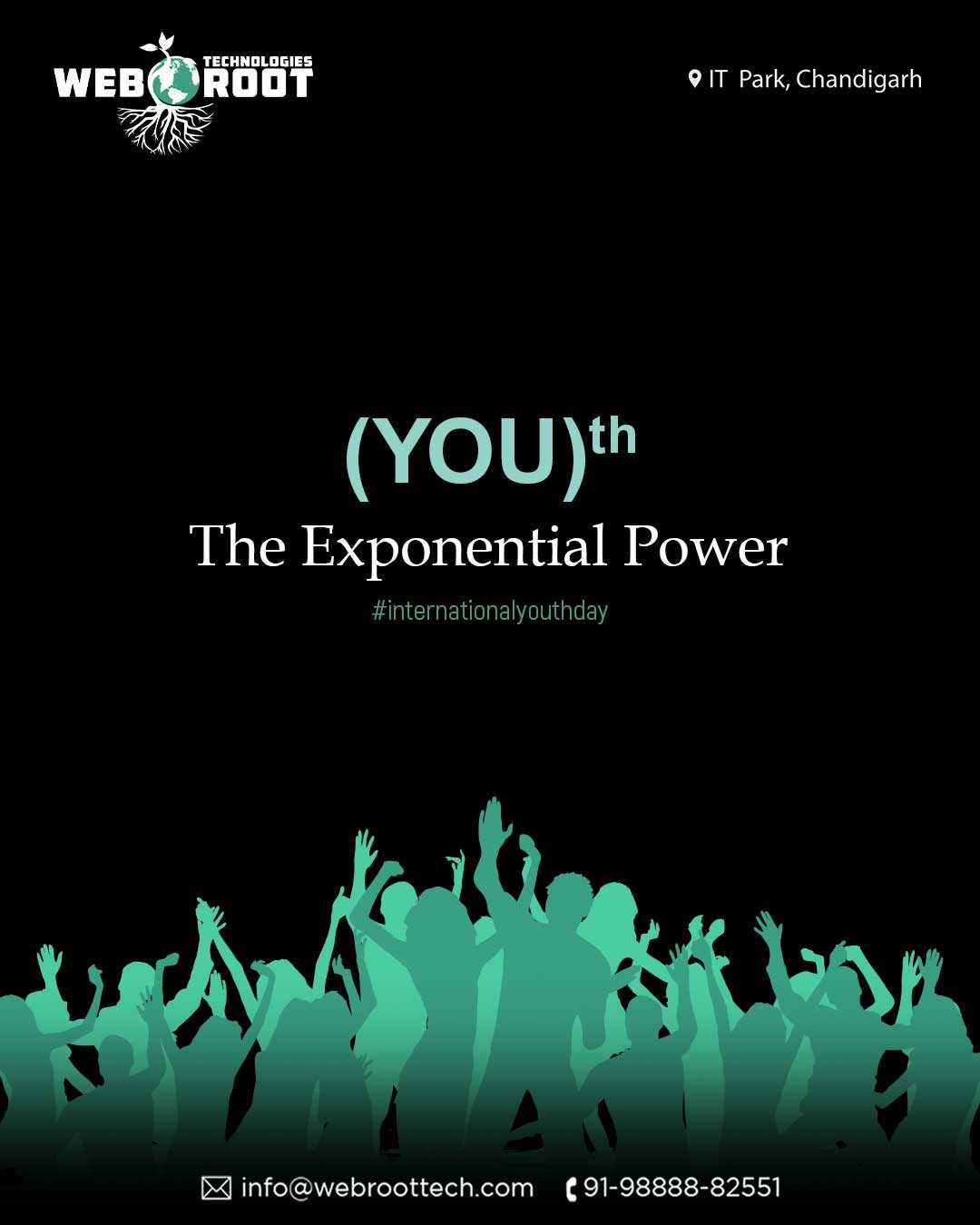 The youth of a country shapes its future. They are the ones with full hope, energy, potential, and determination to achieve anything in their life. Today Youth have the exponential power to become the sovereign of tomorrow.

 Webroot Technologies wishes every Happy International Youth day.

#youthday2022 #YouthDay #youth
#InternationalYouthDay
#todaysgeneration #HappyYouthDay #YouthPower #leadershipdevelopment #youthempowerment #youngsters #leadership #youngpeople #leaders #digitalmarketing #SEO #growwithus #brandingspecialist #webdesignclients #websitedevelopment #graphicdesigning #branding #webroottech #webroottechnologies #webdesign #websitedevelopment #developer #graphicdesigners